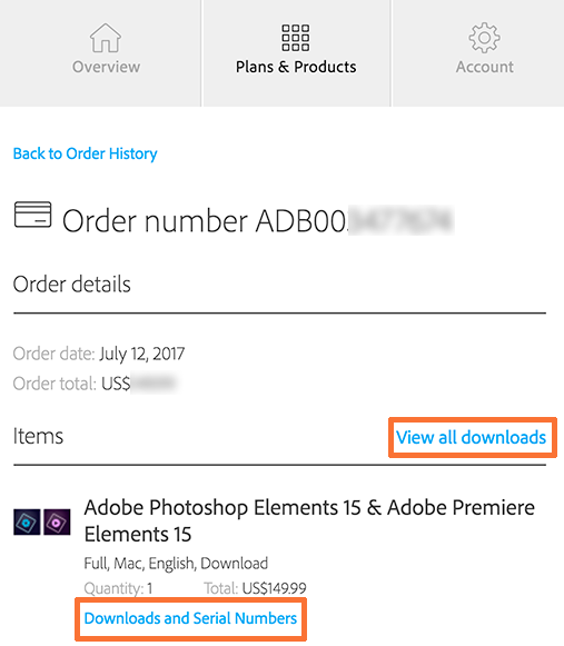 finding serial number for photoshop mac